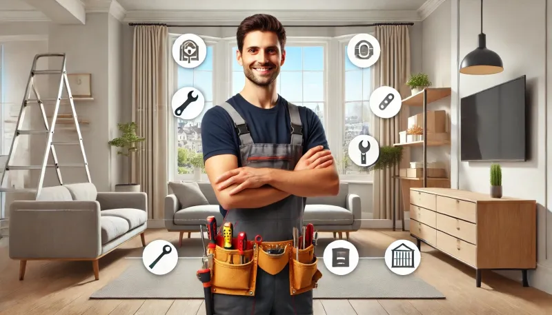 Hire a full day handyman service in London