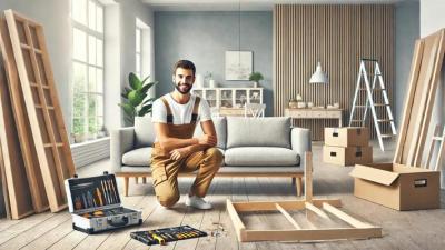 IKEA IDANAS wardrobe assembly in London
