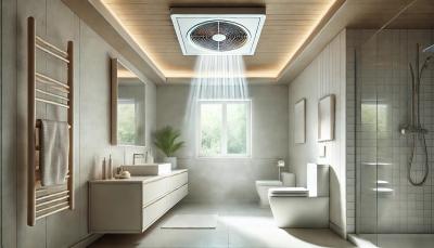 well-ventilated bathroom
