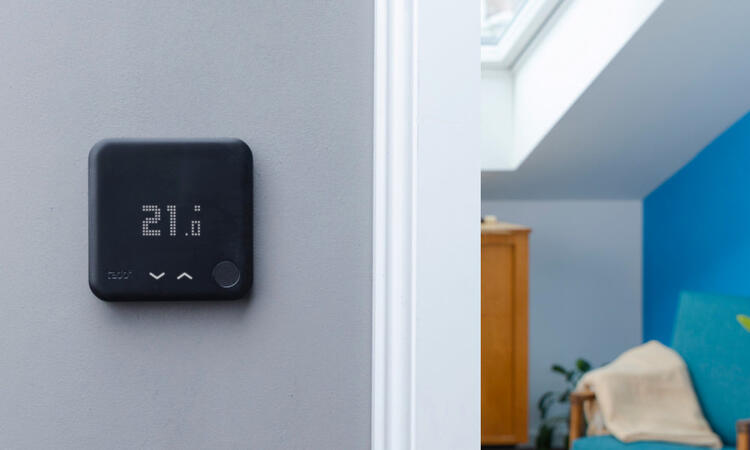 black tado on the wall